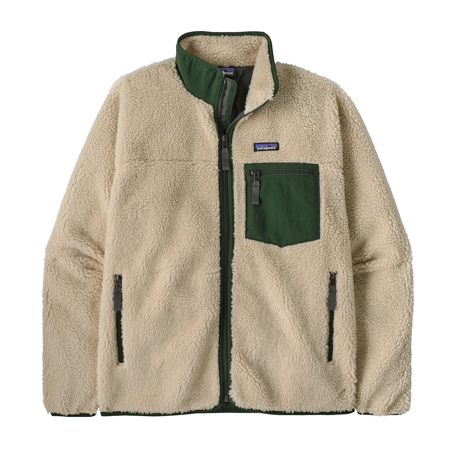 Patagonia Men's Classic Retro-X Jacket - Dark Natural w/Treeline Green