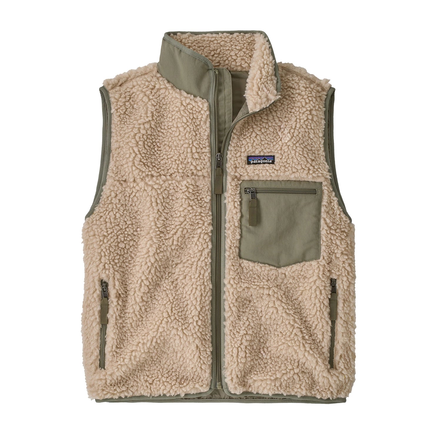 Patagonia Women's Classic Retro-X Vest - Dark Natural w/River Rock Green