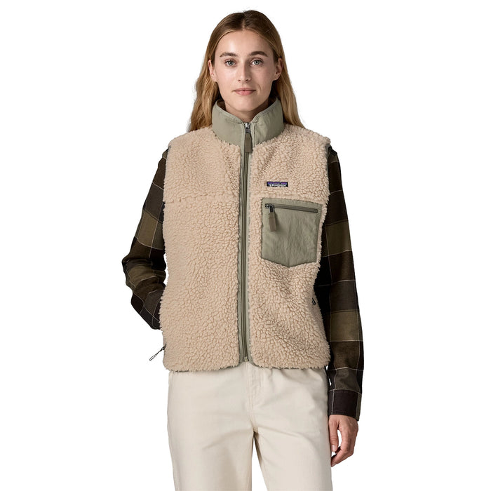 Patagonia Women's Classic Retro-X Vest - Dark Natural w/River Rock Green — view 2
