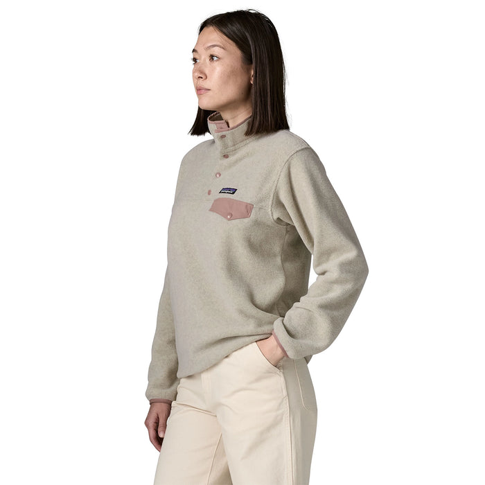 Patagonia Women's Lightweight Synchilla Snap-T Pullover - Canopy Green — view 6