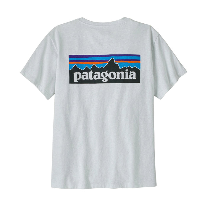 Patagonia Women's P-6 Logo Responsibili-Tee - Fiber White