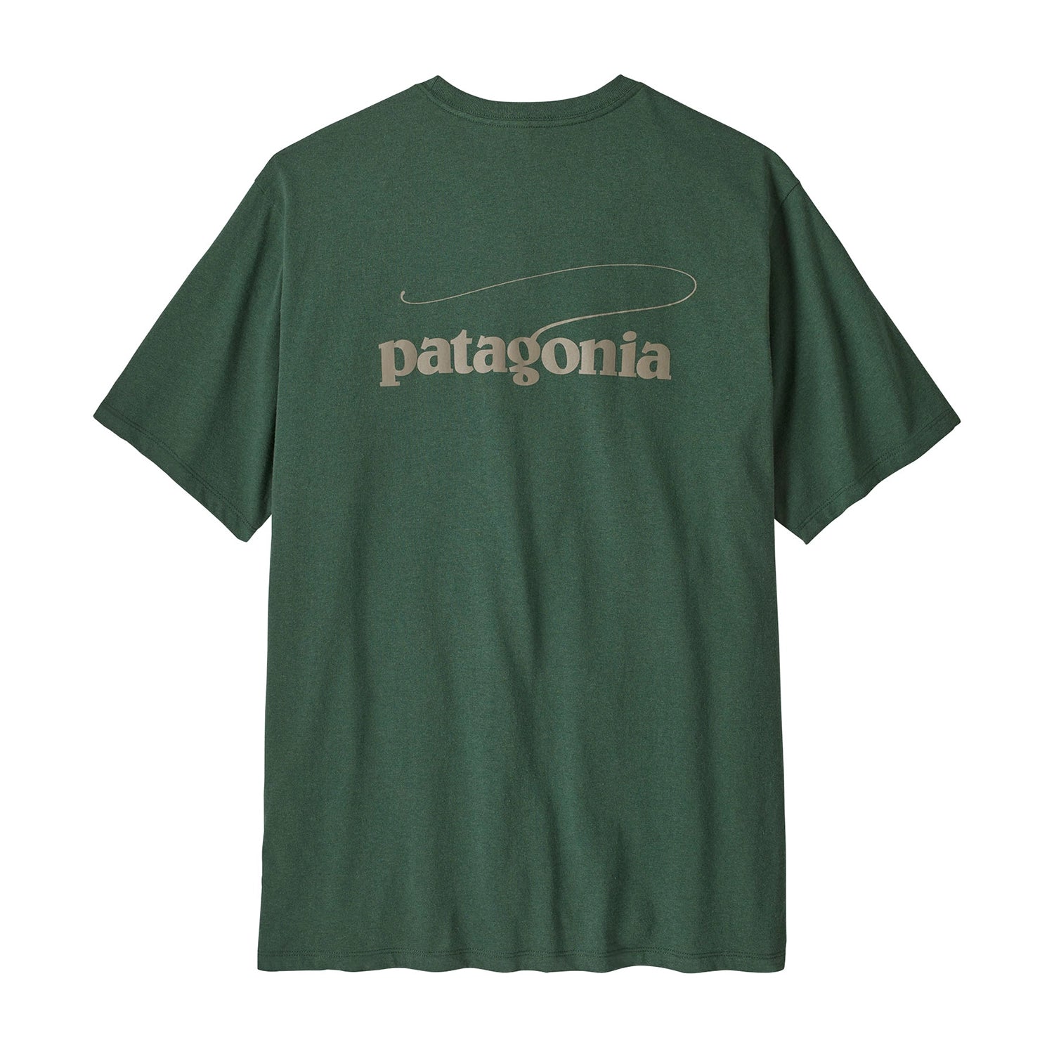 Patagonia Men's Casting Logo Responsibili-Tee - Canopy Green