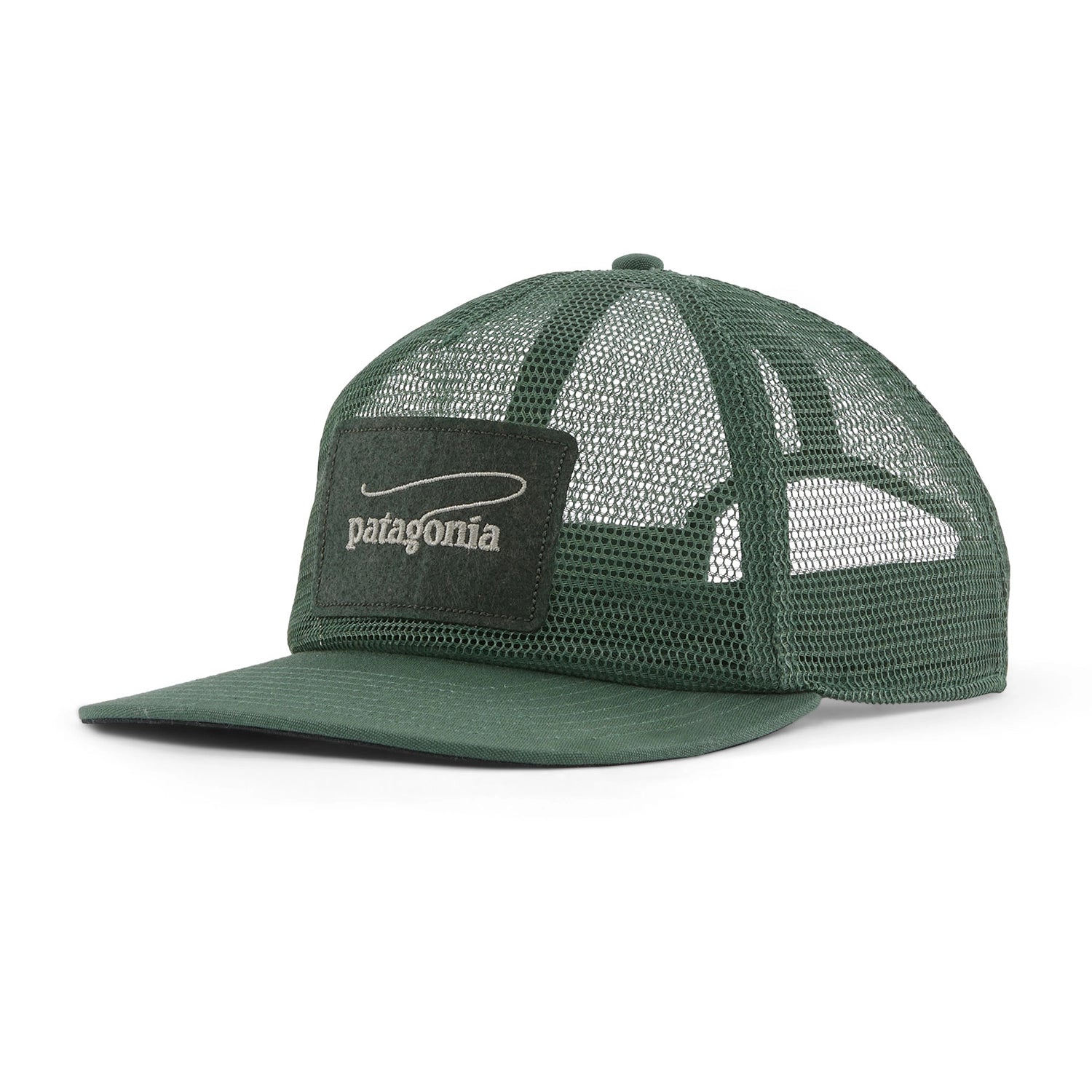 Patagonia Breezefarer Cap - Casting Logo: Canopy Green