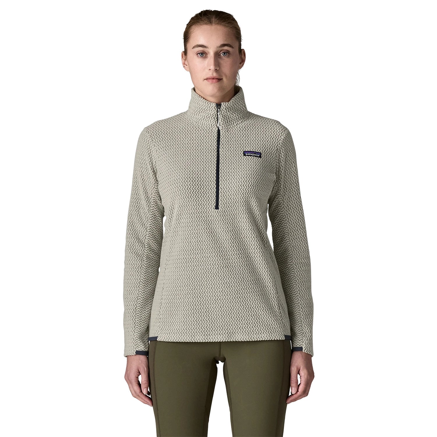 Patagonia Women's R1 Air Zip-Neck - Birch White — view 2