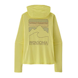 Patagonia Women's Cap Cool Sun Hoody - Peak Visions - Vellum Green / Light Vellum Green X-Dye