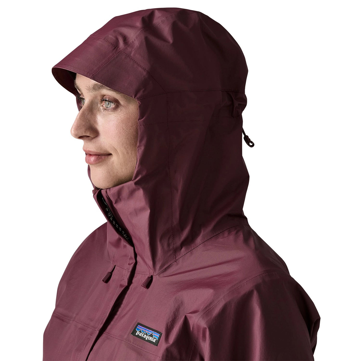 Patagonia Women's Torrentshell 3L Rain Jacket - Berry Fig — view 5