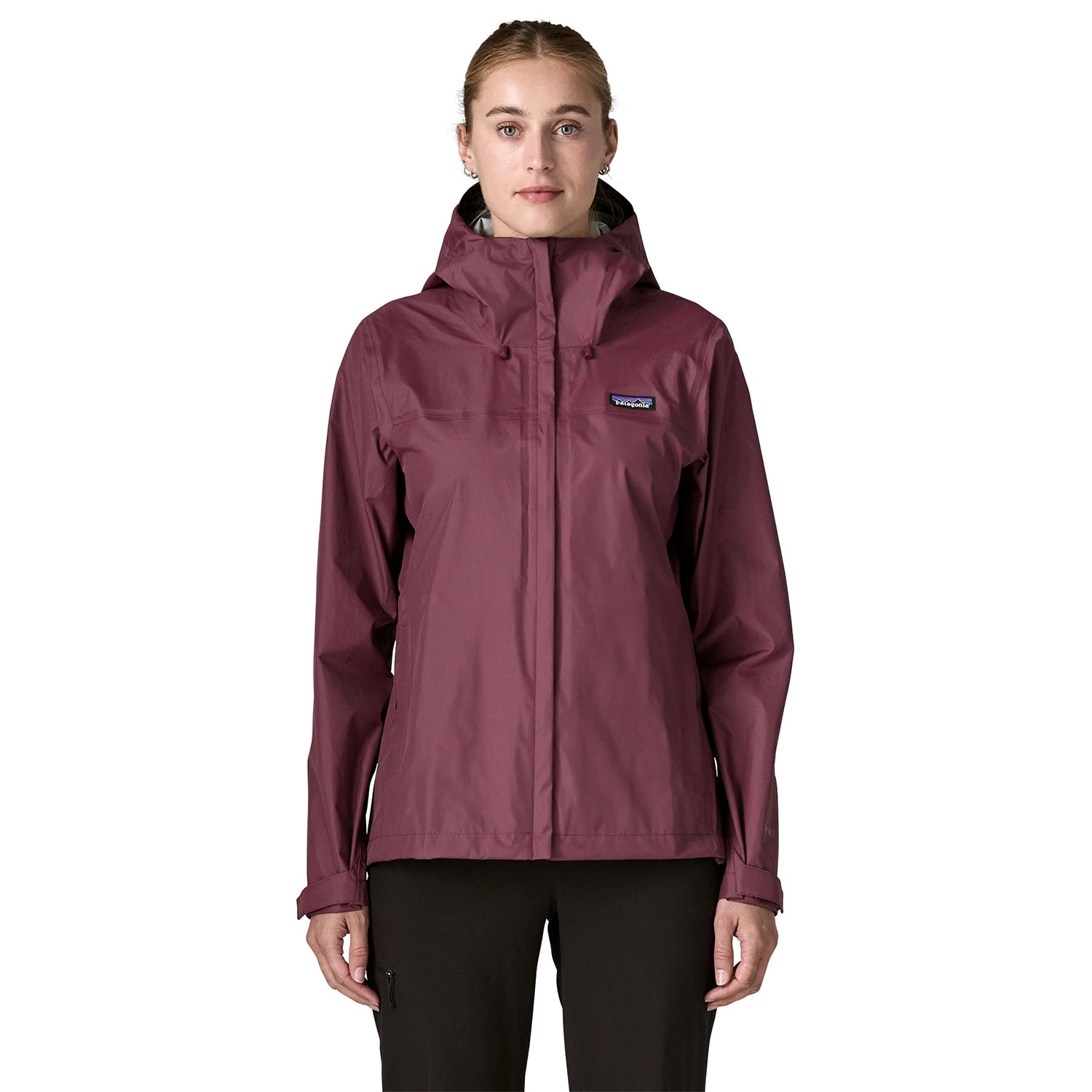 Patagonia Women's Torrentshell 3L Rain Jacket - Berry Fig — view 2