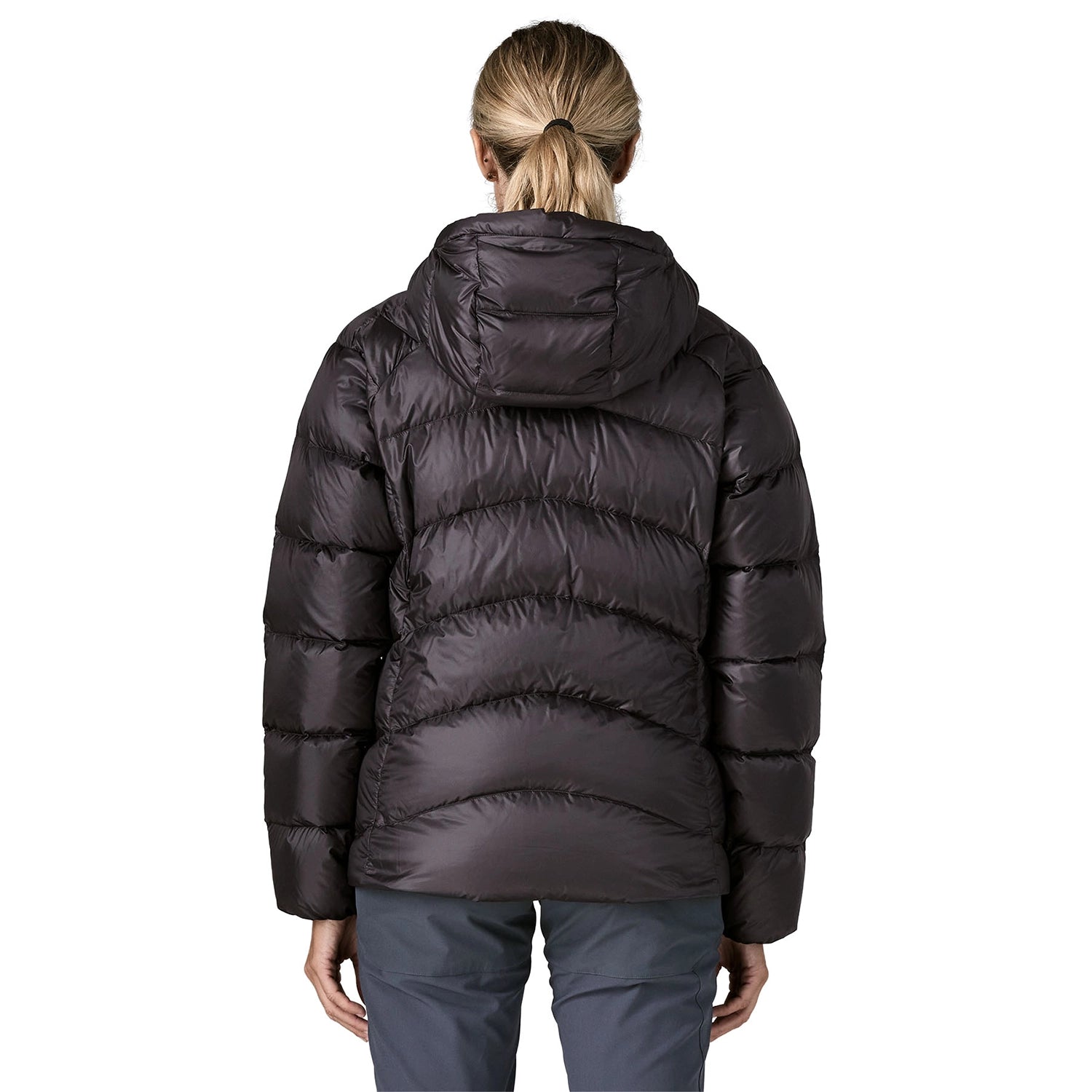 Patagonia Women's Fitz Roy Down Hoody - Pumice — view 3