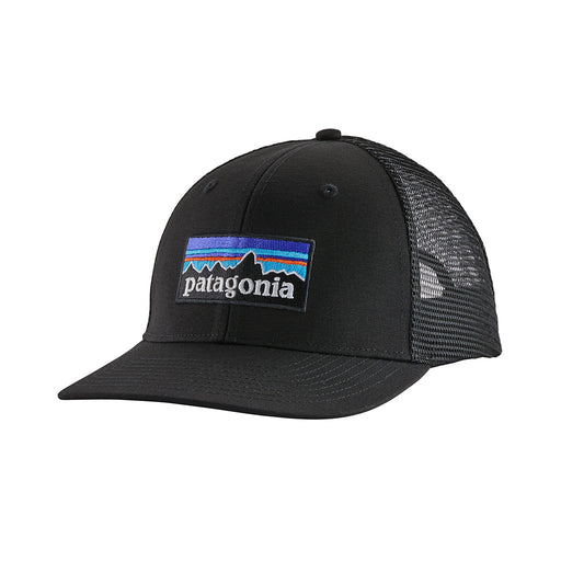 Patagonia P-6 Logo Trucker Hat BLK hero 