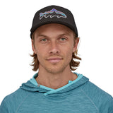 Patagonia Fitz Roy Trout Trucker Hat BLK model front