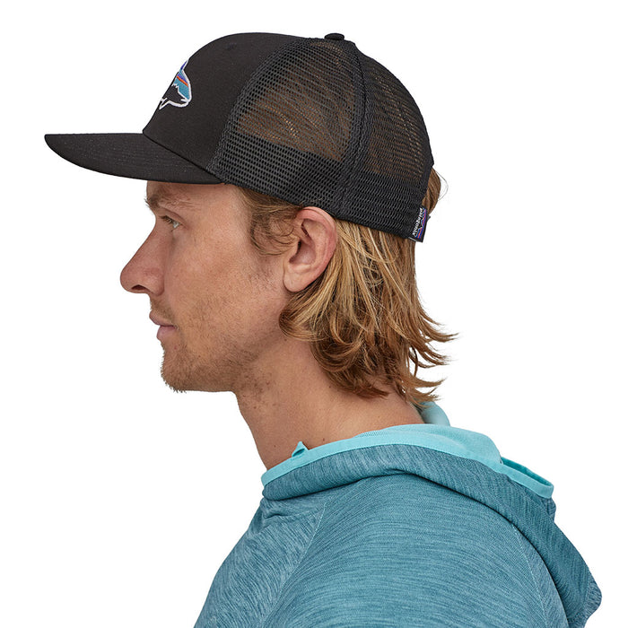 Patagonia Fitz Roy Trout Trucker Hat BLK model side