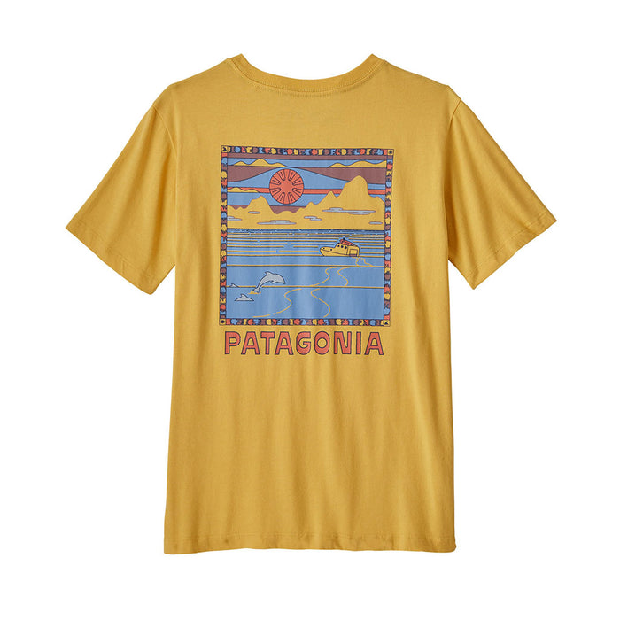 Patagonia Kid's Regenerative Organic Certified Cotton Graphic T-Shirt SMTY back