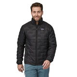 Patagonia Men's Micro Puff Jacket BLK model front