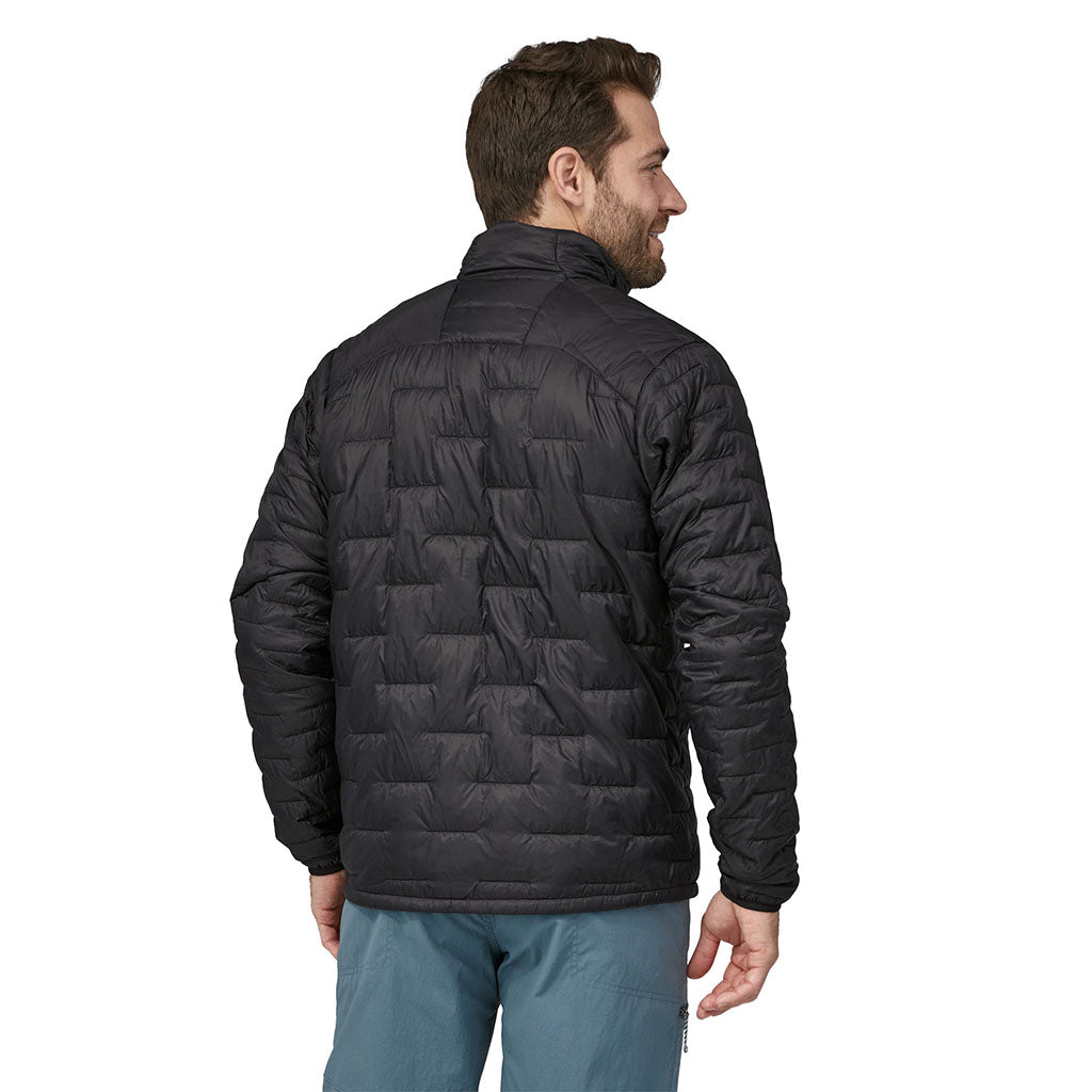 Patagonia Men's Micro Puff Jacket BLK model back