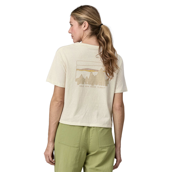 Patagonia Women's '73 Skyline Easy Cut Responsibili-Tee - Birch White — view 4
