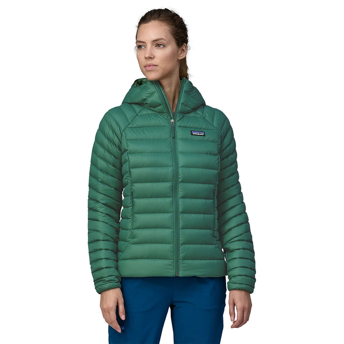 Patagonia Women's Down Sweater Hoody - Conifer Green Front