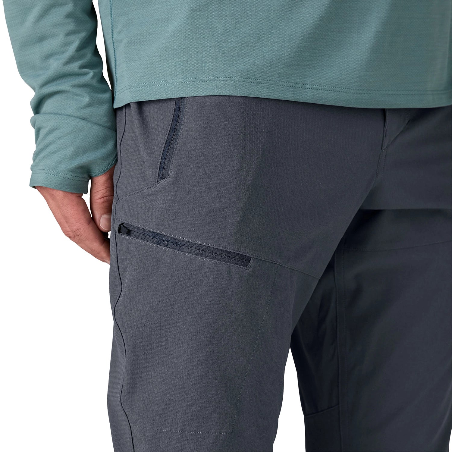 Patagonia Men's Terravia Trail Pants - Regular - Smolder Blue — view 8