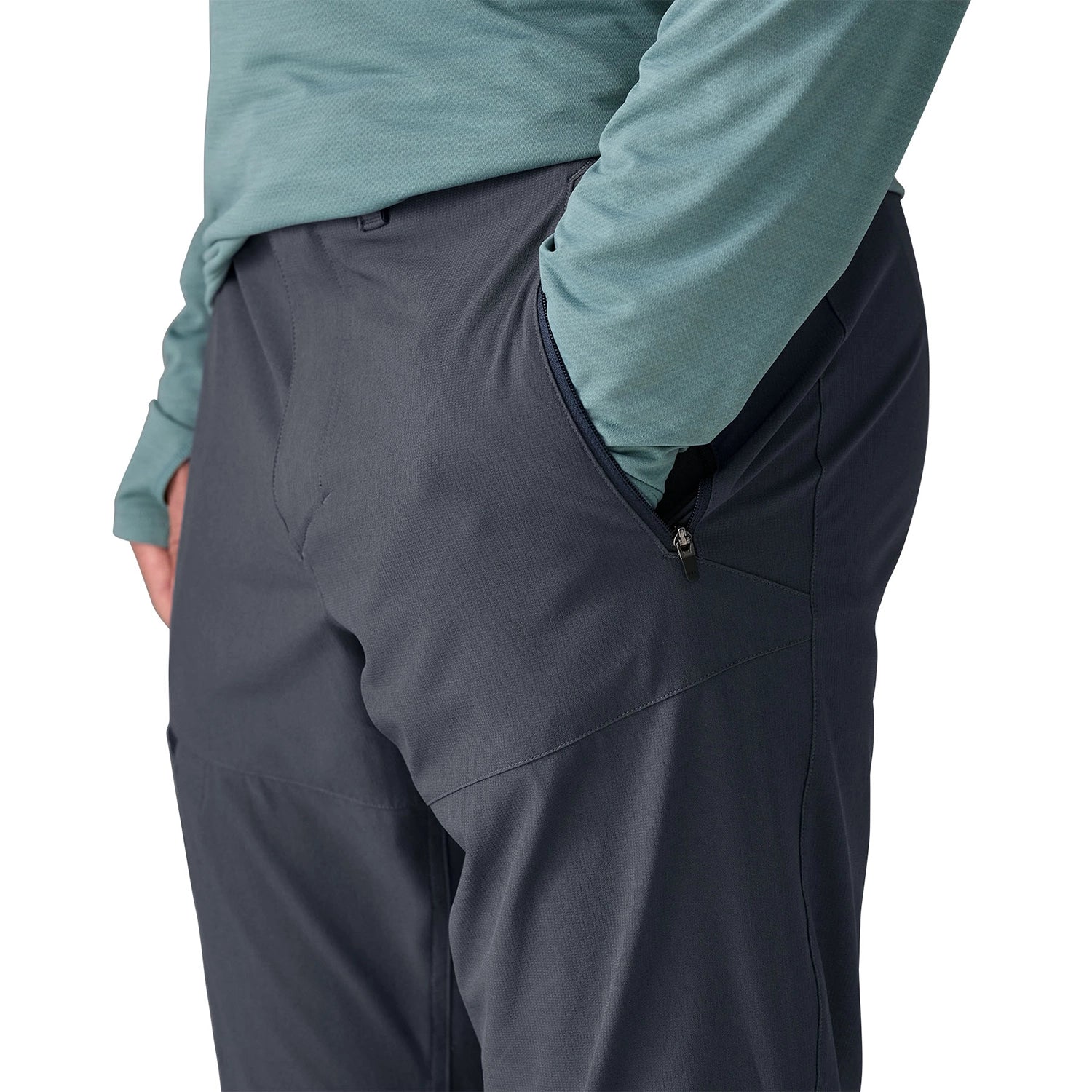 Patagonia Men's Terravia Trail Pants - Regular - Smolder Blue — view 6