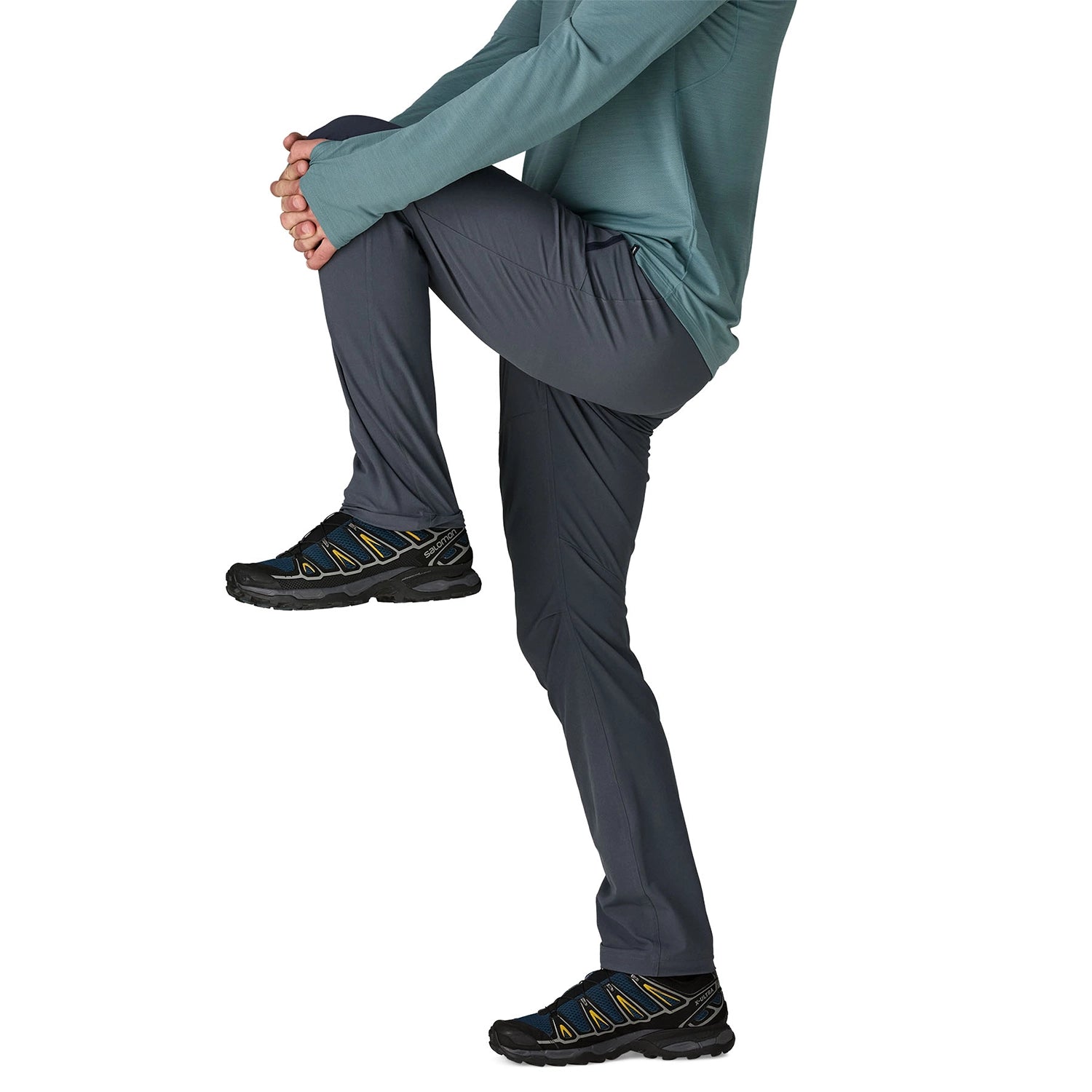 Patagonia Men's Terravia Trail Pants - Regular - Smolder Blue — view 5