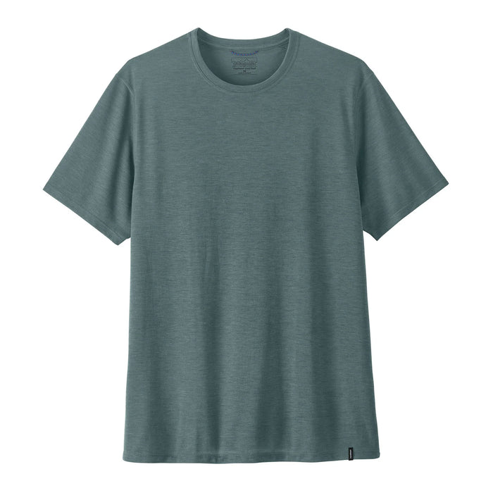 Patagonia Men's Cap Cool Trail Shirt Blue Sage hero