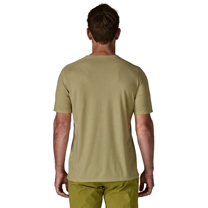 Patagonia Men's Cap Cool Trail Shirt Weathered Stone detail 2