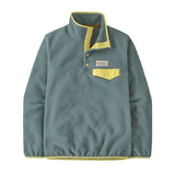 Patagonia Women's Lightweight Synch Snap-T Fleece Pullover Blue Sage hero