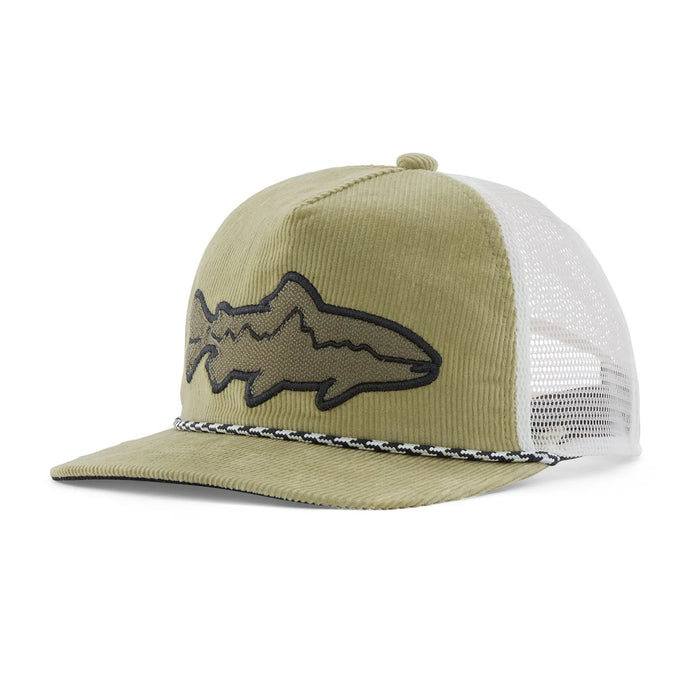Patagonia Fly Catcher Hat Fitz Roy Trout Weathered Stone hero