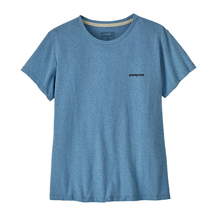 Patagonia Women's P-6 Logo Responsibili-Tee - Shore Blue — view 2