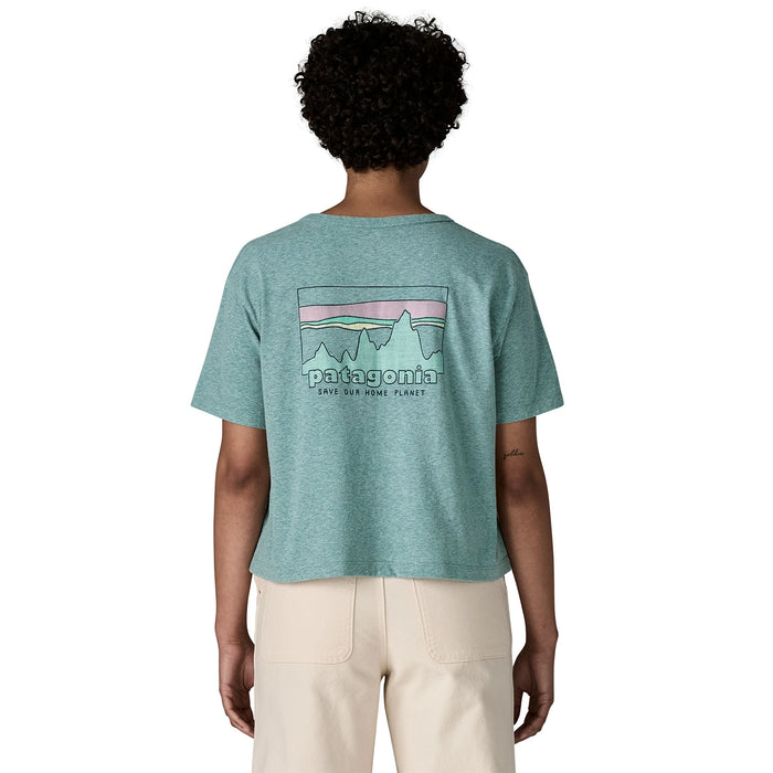 Patagonia Women's '73 Skyline Easy Cut Responsibili-Tee - Blue Sage — view 4