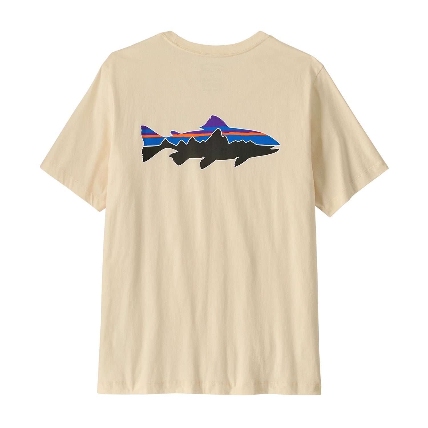 Patagonia Men's Fitz Roy Trout T-Shirt - Cover Green — view 2