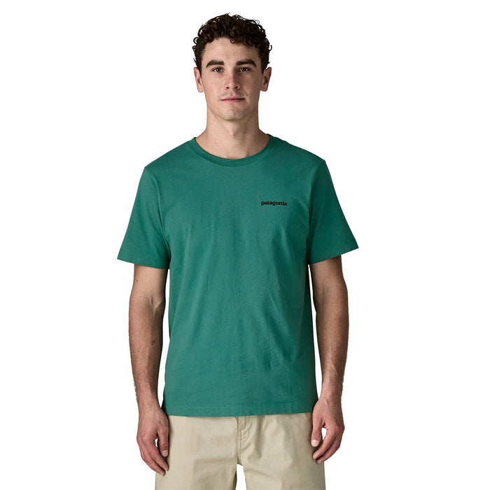 Patagonia Men's P-6 Logo T-Shirt - Ink Black — view 2