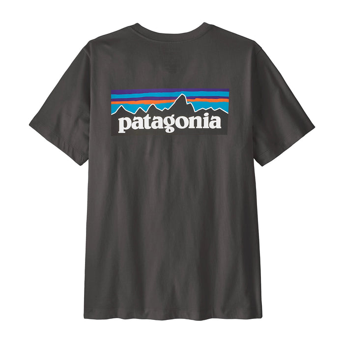 Patagonia Men's P-6 Logo T-Shirt - Ink Black