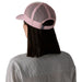 Patagonia P-6 Logo Trucker Hat White Quiet Violet detail 2