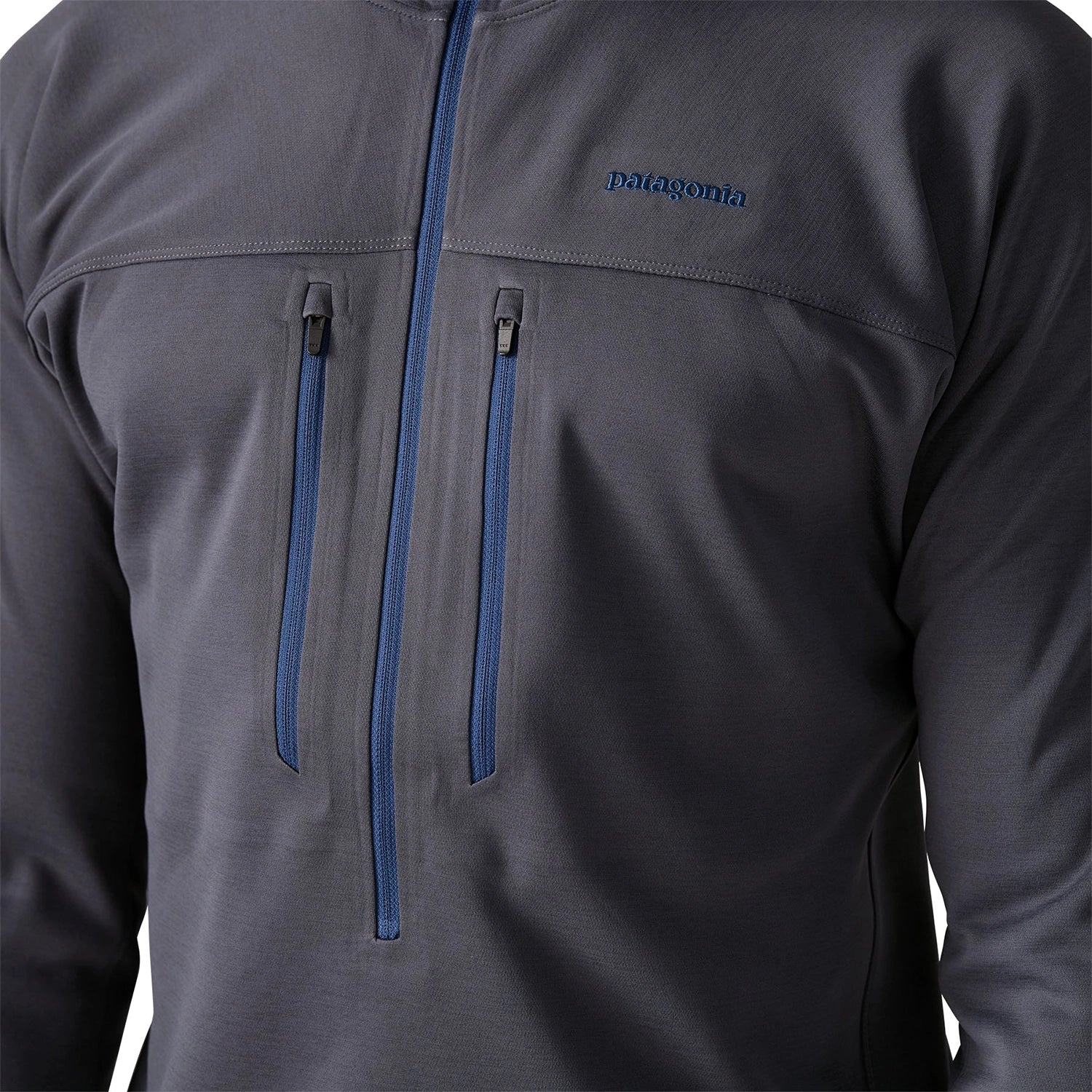 Patagonia Men's R1 Ultralight Hoody - Smolder Blue — view 8