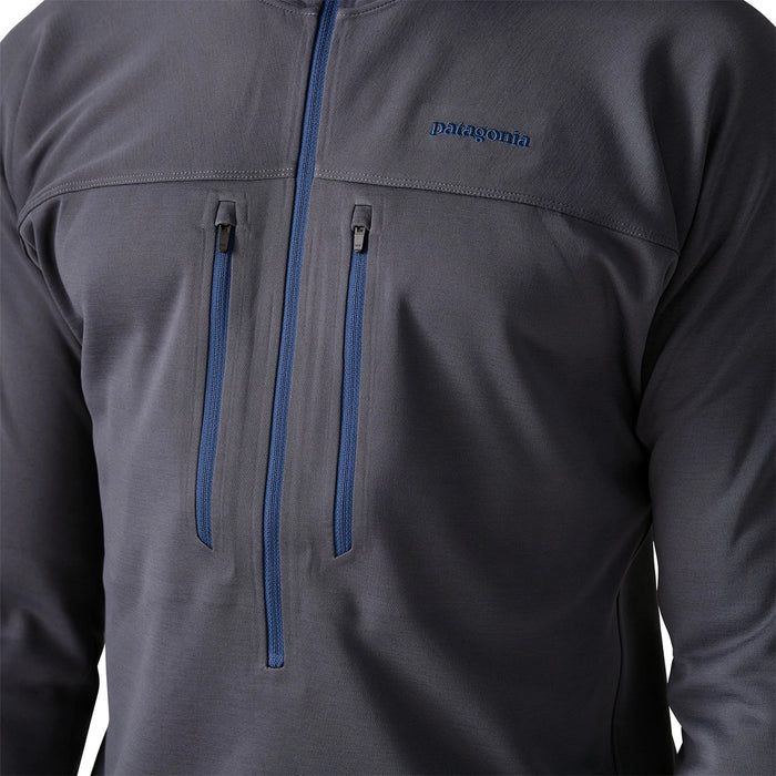 Patagonia Men's R1 Ultralight Hoody - Smolder Blue — view 8