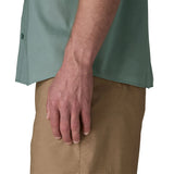 Patagonia Men's Long Sleeve Sunrise Stream Shirt - Gumtree Green — view 5