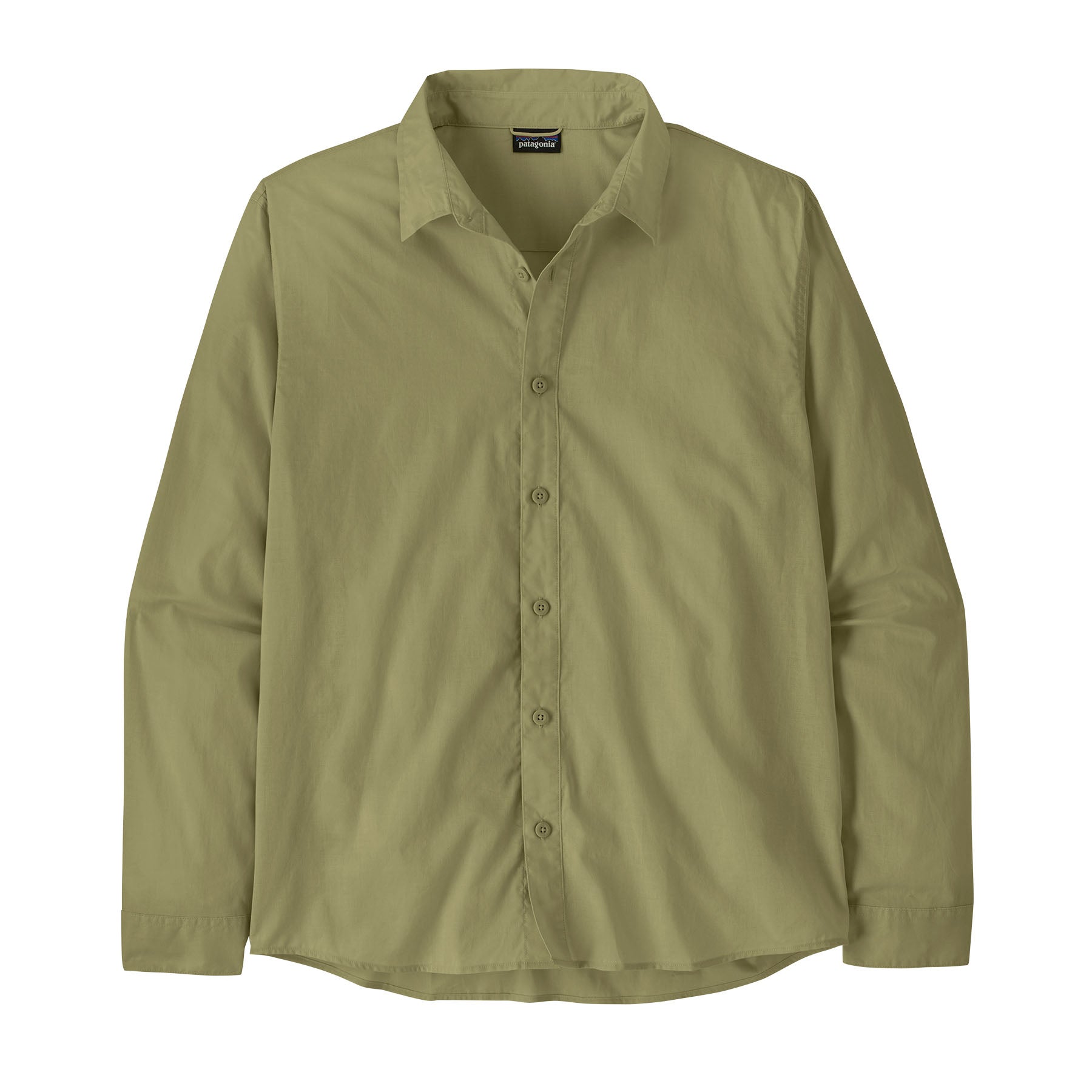 Patagonia Men's Long Sleeve Sunrise Stream Shirt - Gumtree Green