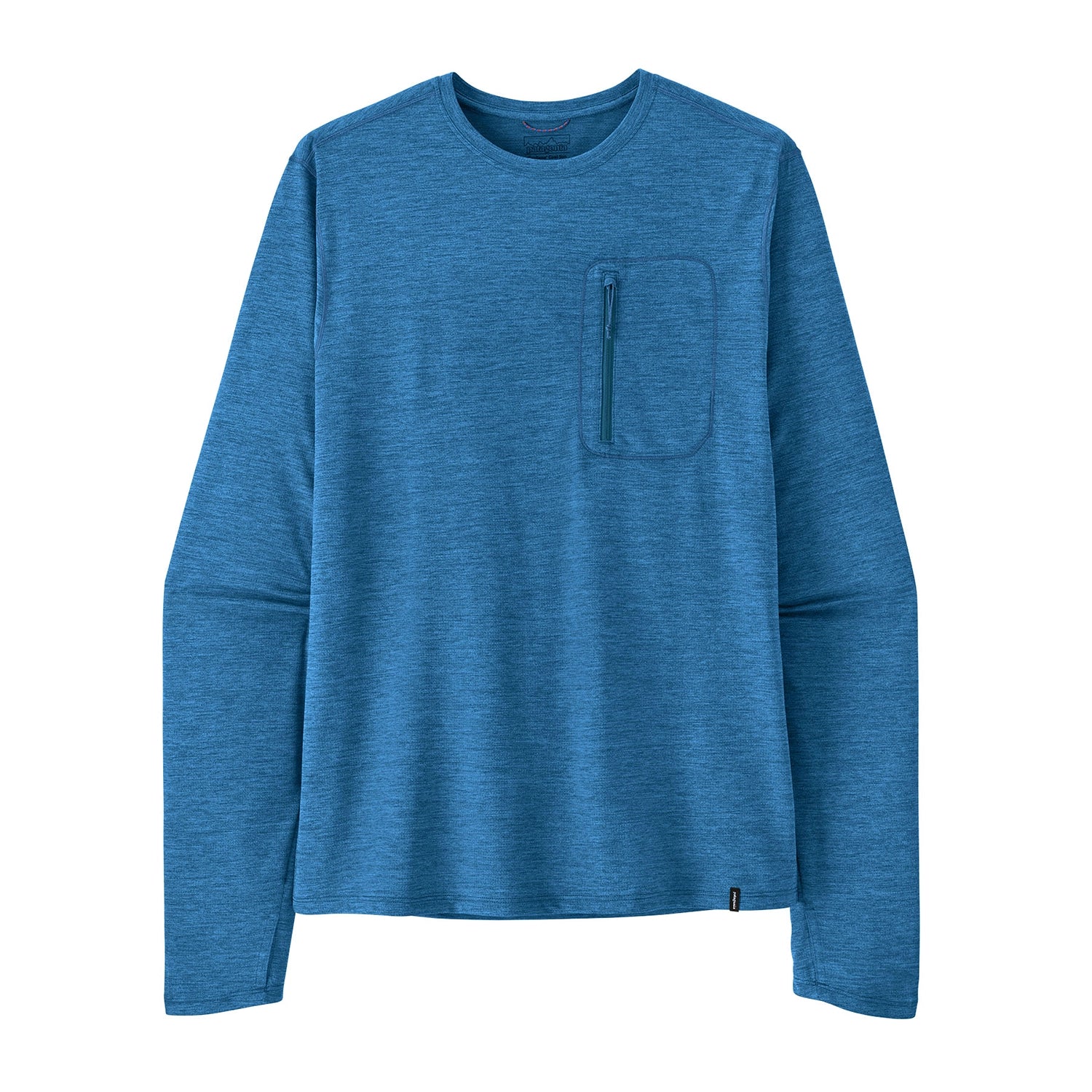 Patagonia Men's Long Sleeve Cap Cool Sun Shirt - Aquatic Blue / Light Aquatic Blue X-Dye