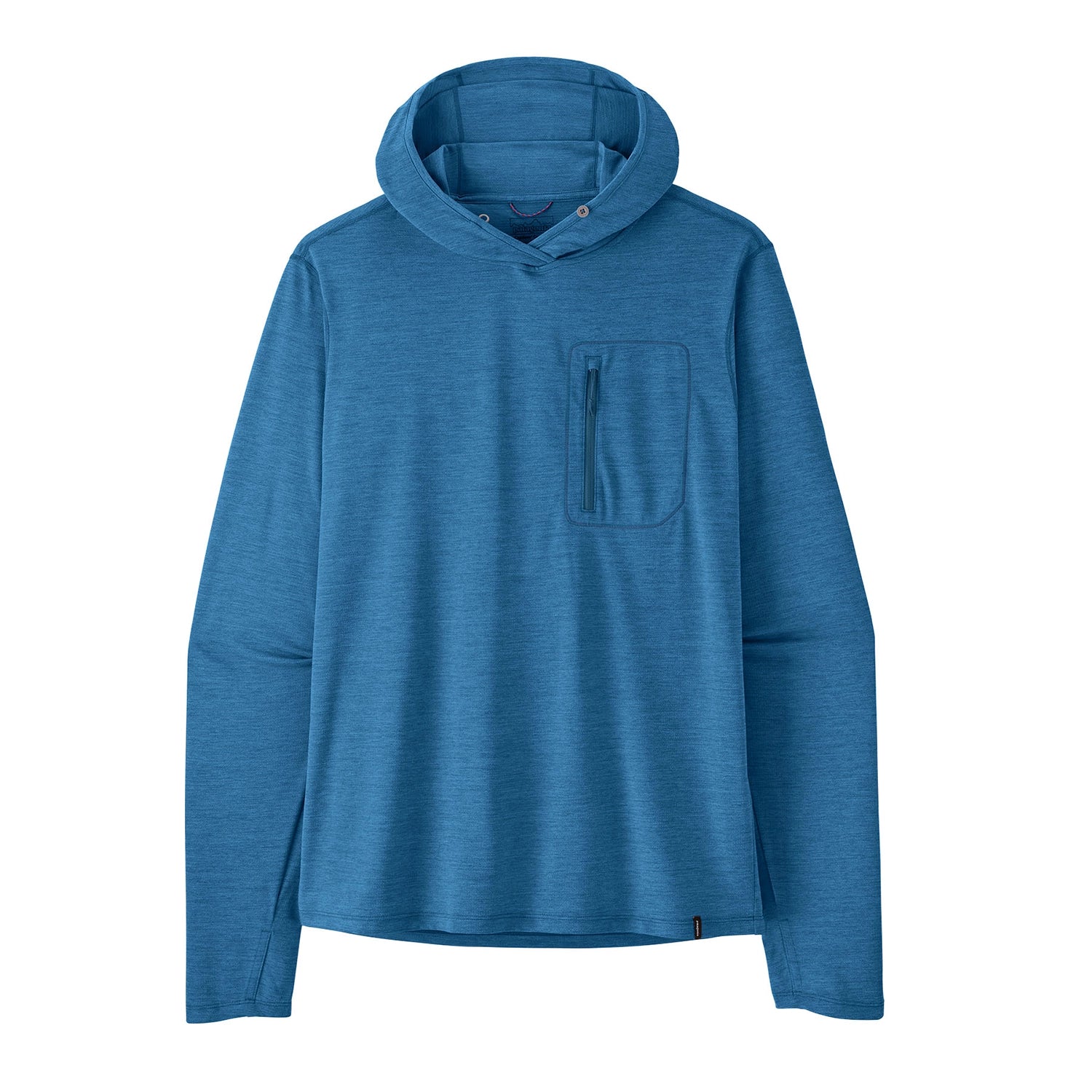 Patagonia Men's Cap Cool Sun Hoody - Aquatic Blue / Light Aquatic Blue X-Dye