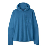 Patagonia Men's Cap Cool Sun Hoody - Aquatic Blue / Light Aquatic Blue X-Dye