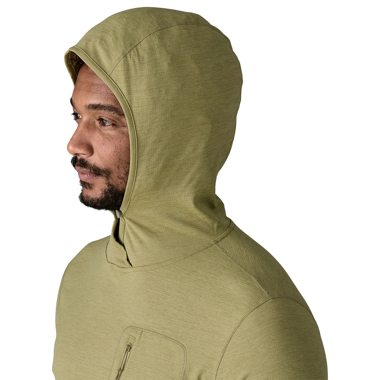 Patagonia Men's Cap Cool Sun Hoody - Forge Grey / Noble Grey X-Dye — view 4