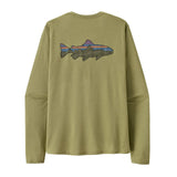 Patagonia Men's Long Sleeve Cap Cool Sun Shirt - Fitz Roy Trout