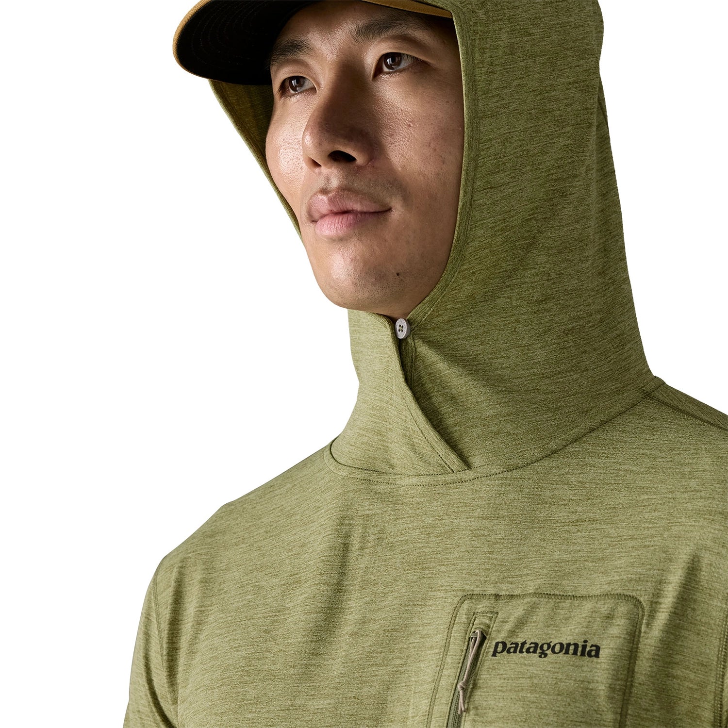 Patagonia Men's Cap Cool Sun Hoody - Fitz Roy Trout — view 7