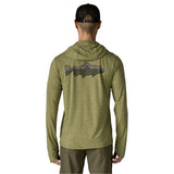 Patagonia Men's Cap Cool Sun Hoody - Fitz Roy Trout — view 6