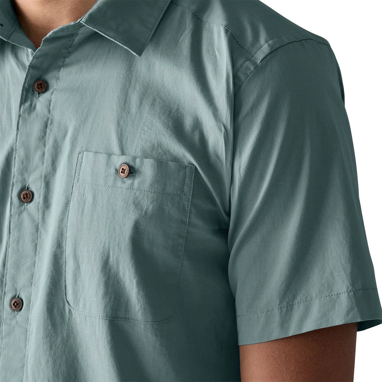 Patagonia Men's Sunrise Stream Shirt - Pelican — view 6