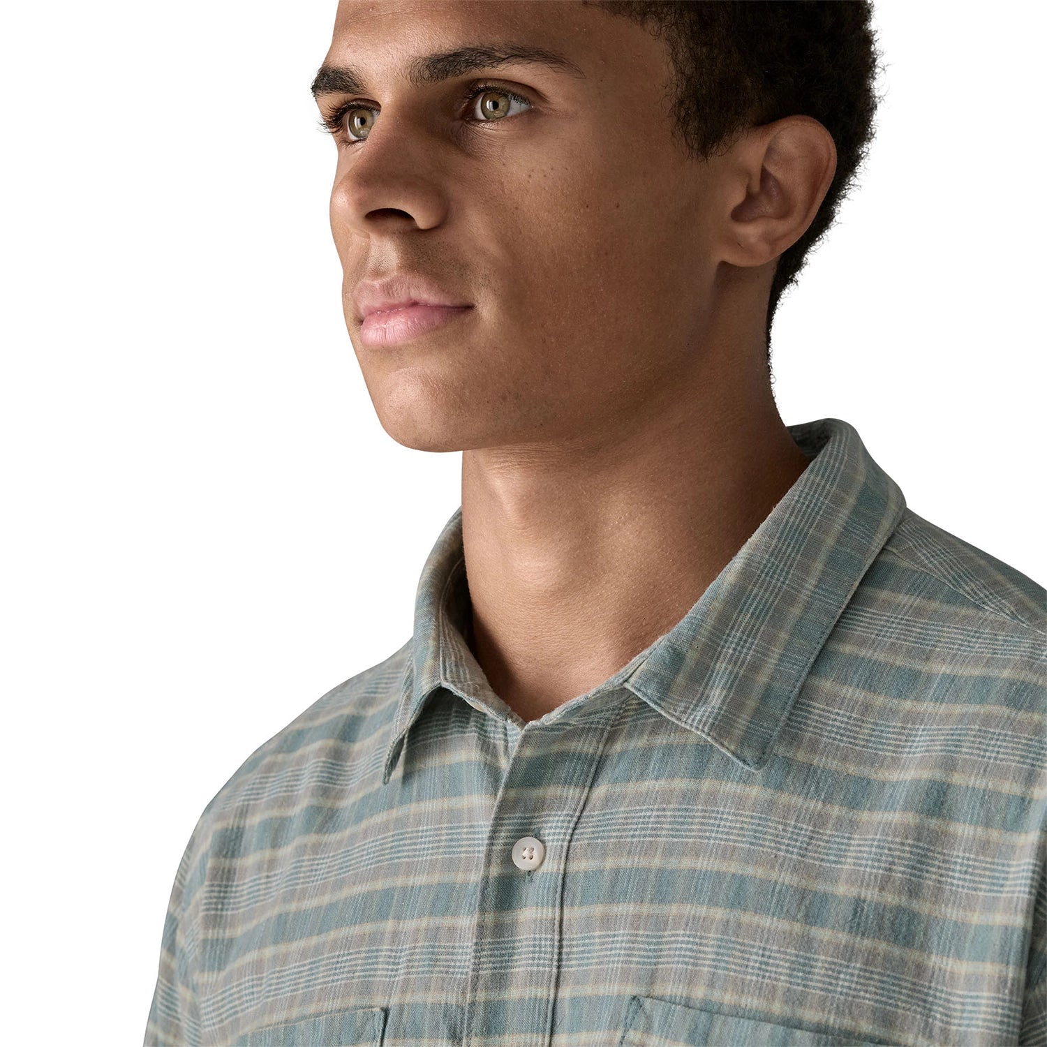 Patagonia Men's Back Step Shirt - Snow Ditsy: Natural — view 3