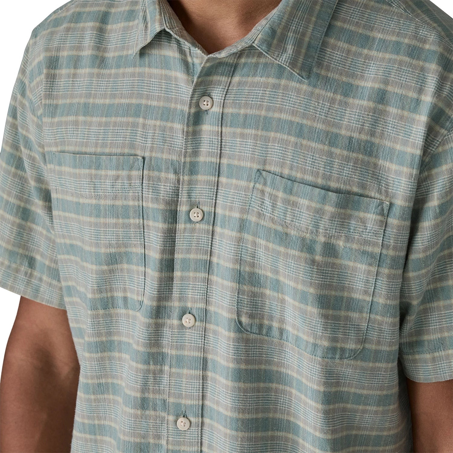Patagonia Men's Back Step Shirt - Snow Ditsy: Natural — view 4