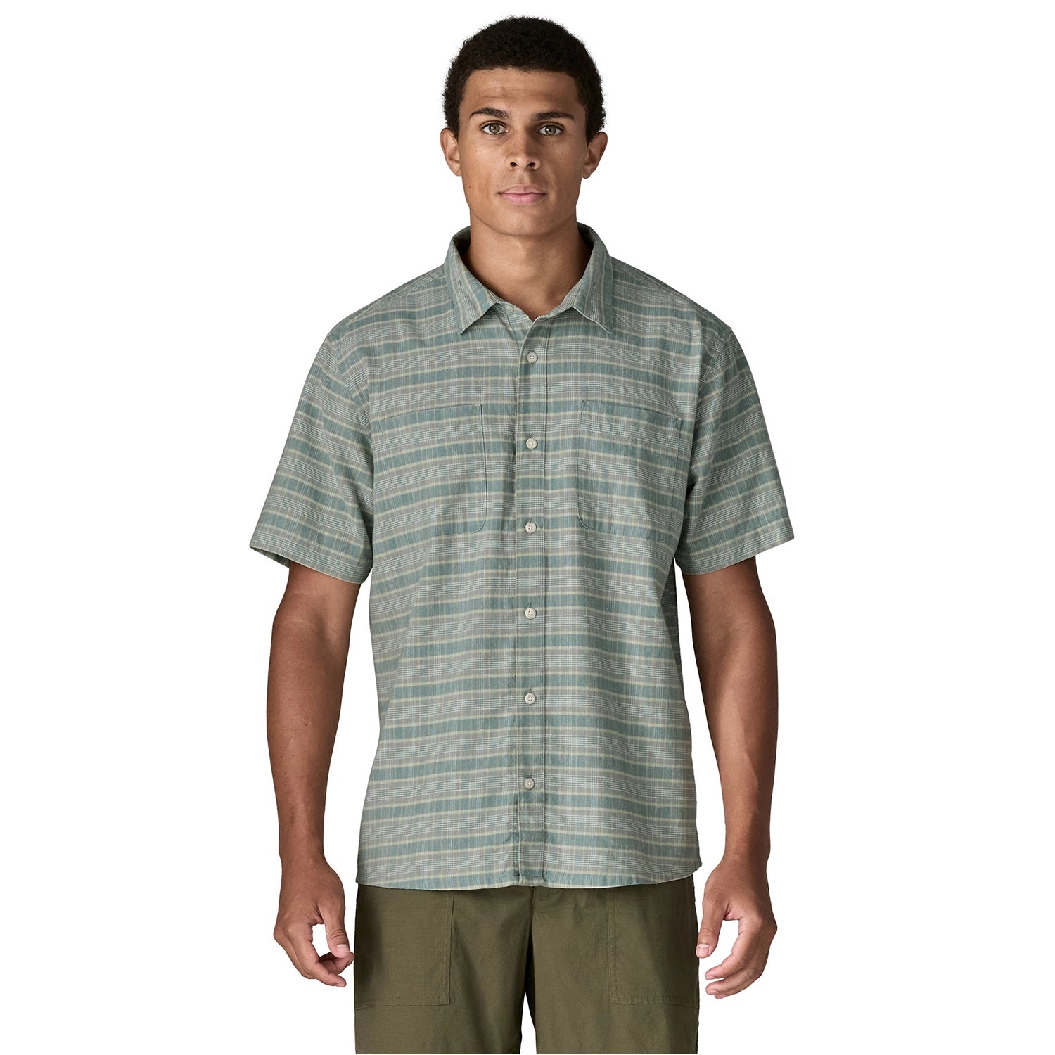 Patagonia Men's Back Step Shirt - Snow Ditsy: Natural — view 2