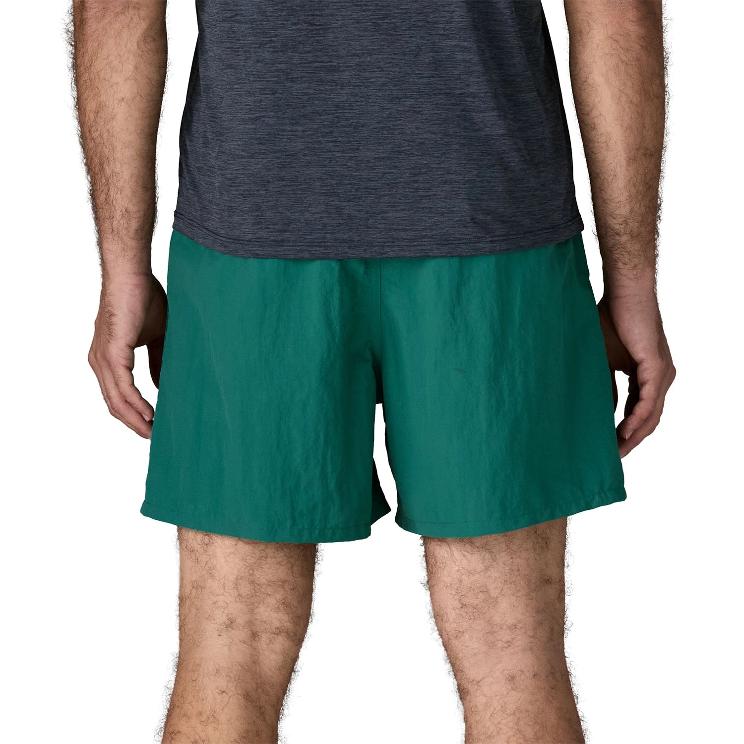 Patagonia Men's Baggies Shorts - 5 in. - '95 Oval Logo: Gem Green — view 3