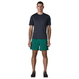 Patagonia Men's Baggies Shorts - 5 in. - '95 Oval Logo: Gem Green — view 7